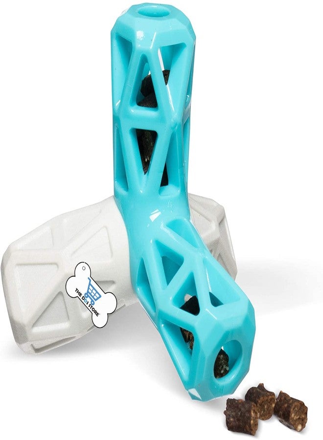 THE DDS STORE Dual Textured Jack Squeaky Dog Chew Toy Enrichment, Foraging Dog Treat Toy with Squeaker, Fill with Treats, Paste and Food-1 Piece (Color May Vary) (Puzzle Jack) - Image 4